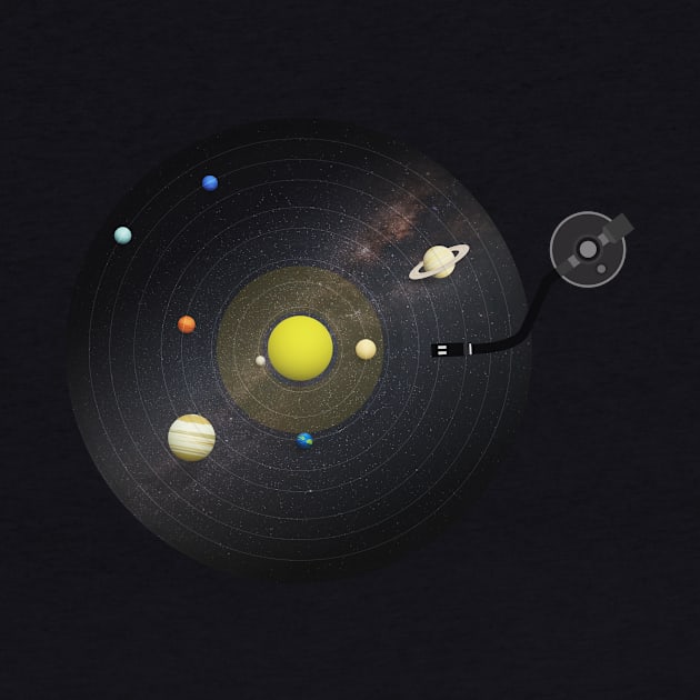 Solar System Of Space Earth Is Our Home Colorful Planets by mangobanana